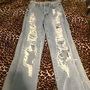 Pacsun wide leg jeans!